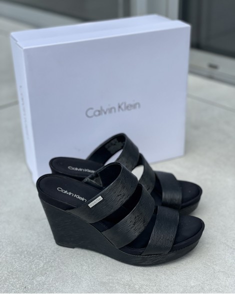 Sandále dámské Calvin Klein JILLEAN BIRCH černé